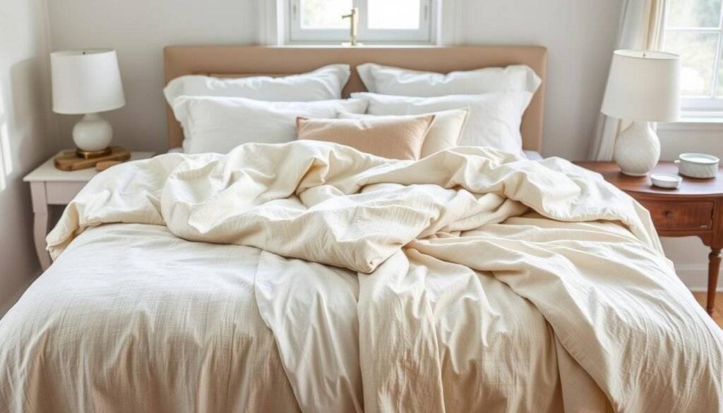 Comparing linen vs. cotton comforters