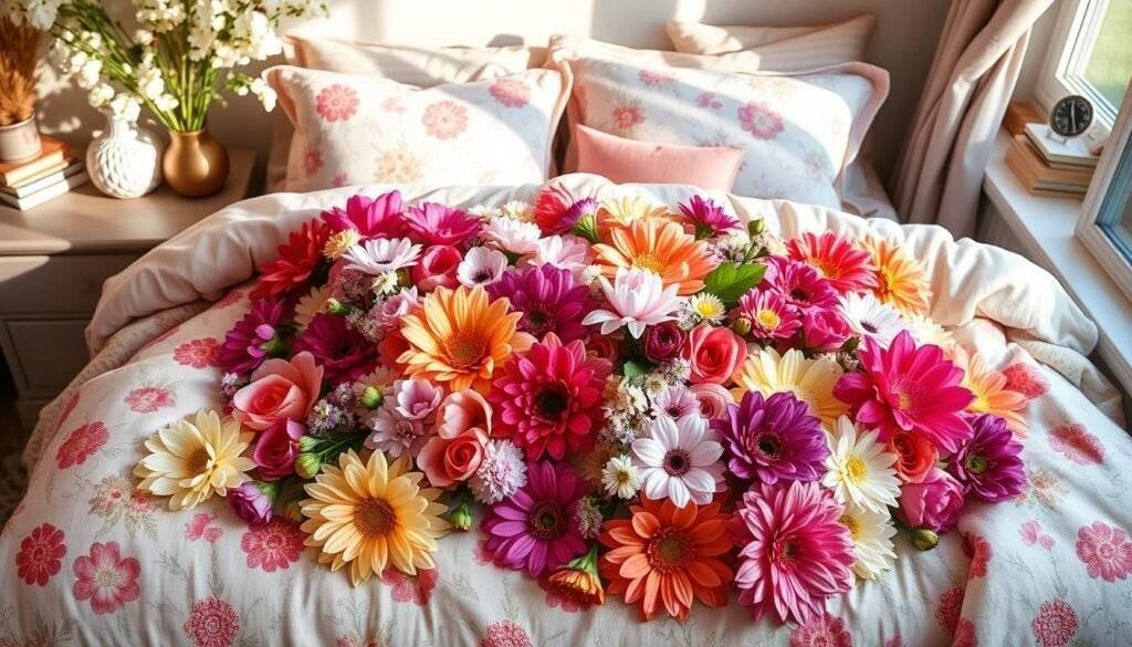 Floral comforter set for all seasons