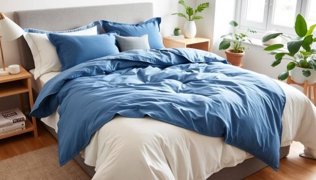 affordable bedding blue comforter set