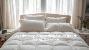 best duvet insert for hot sleepers