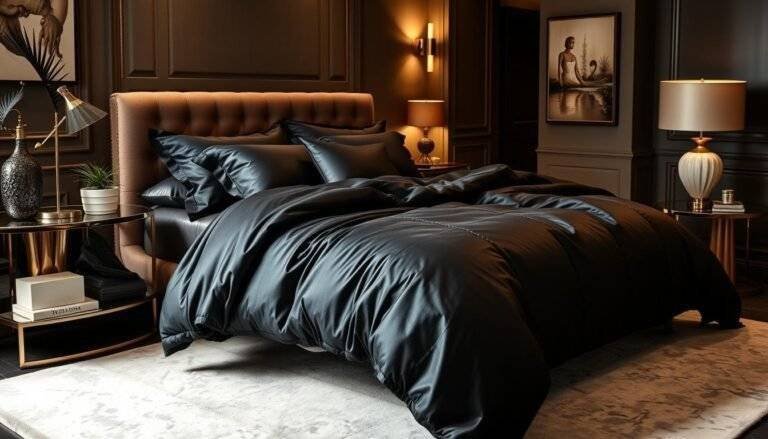 black comforter