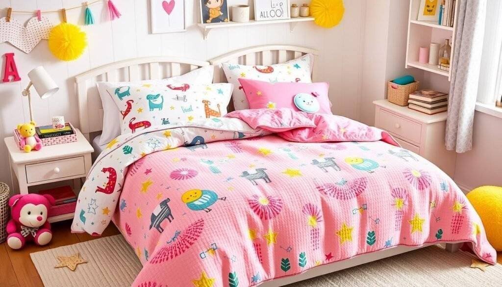 colorful kid-friendly comforters