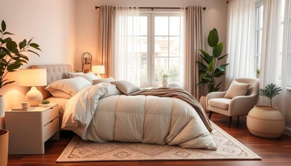 cozy bedroom environment