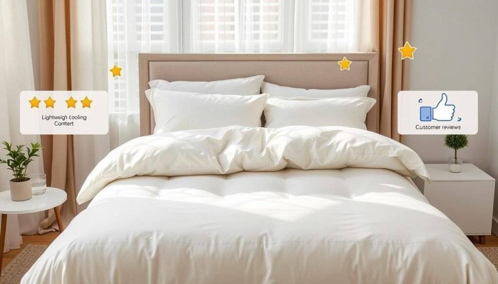 customer reviews cooling comforters
