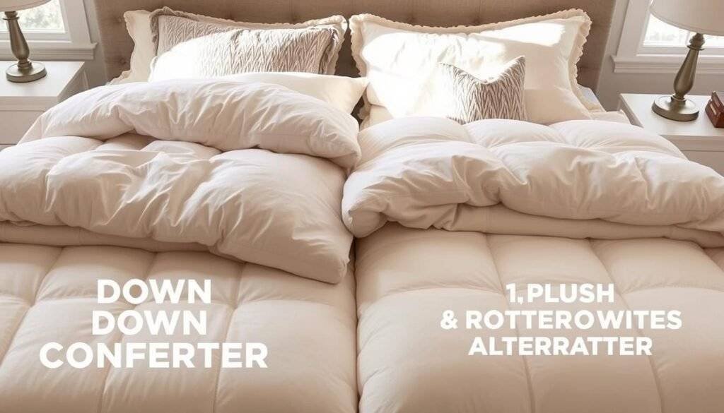 down comforter comparisons