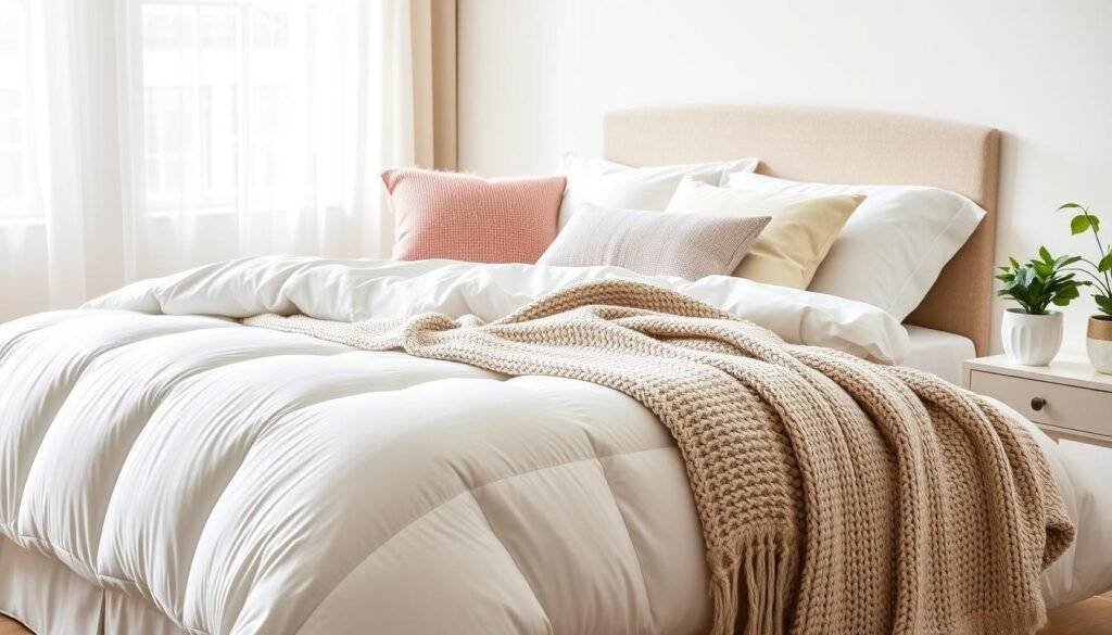 down comforter queen styling ideas