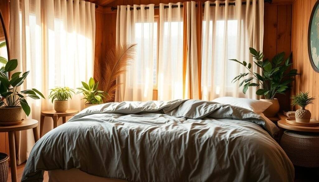 eco-friendly grey comforter