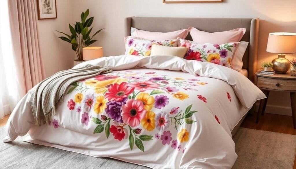 floral comforter set