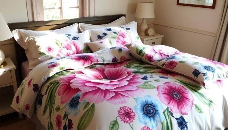 floral duvet cover