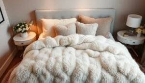 fluffy comforter