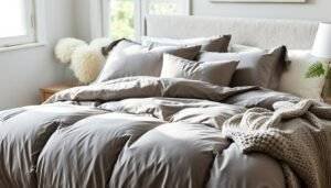 grey comforter set