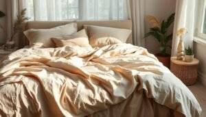 linen bed sheets