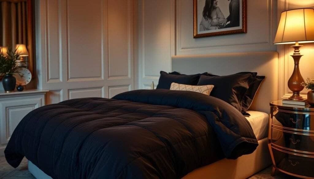 luxury navy duvet cover