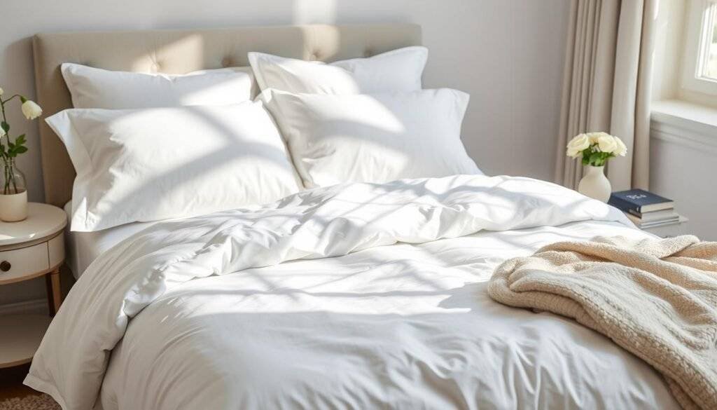 maintain white bedding