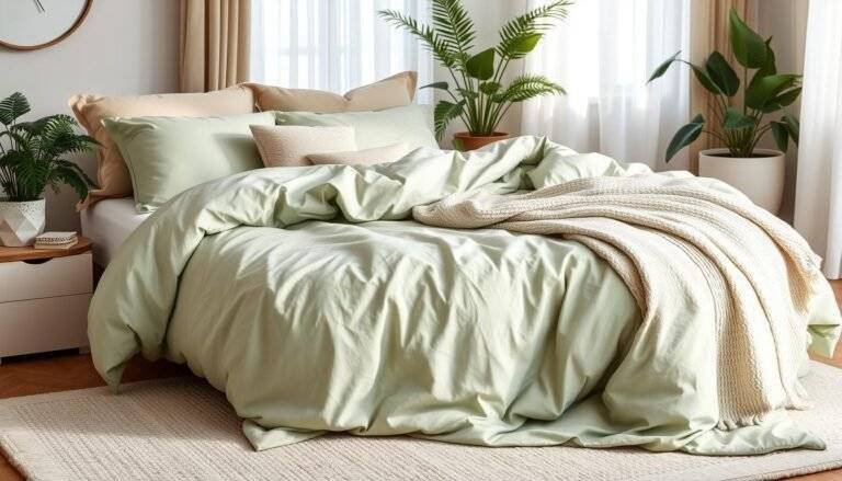 sage green duvet cover