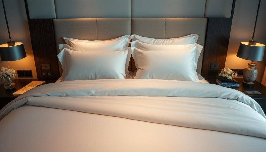 stylish hotel bedding