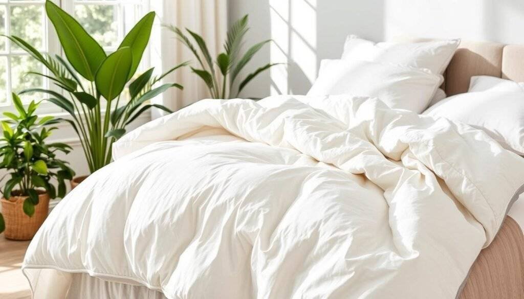 temperature regulating duvet