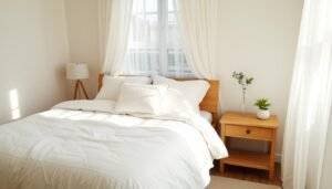 white comforter