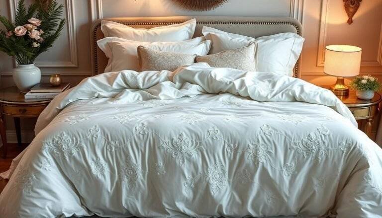 white duvet cover king